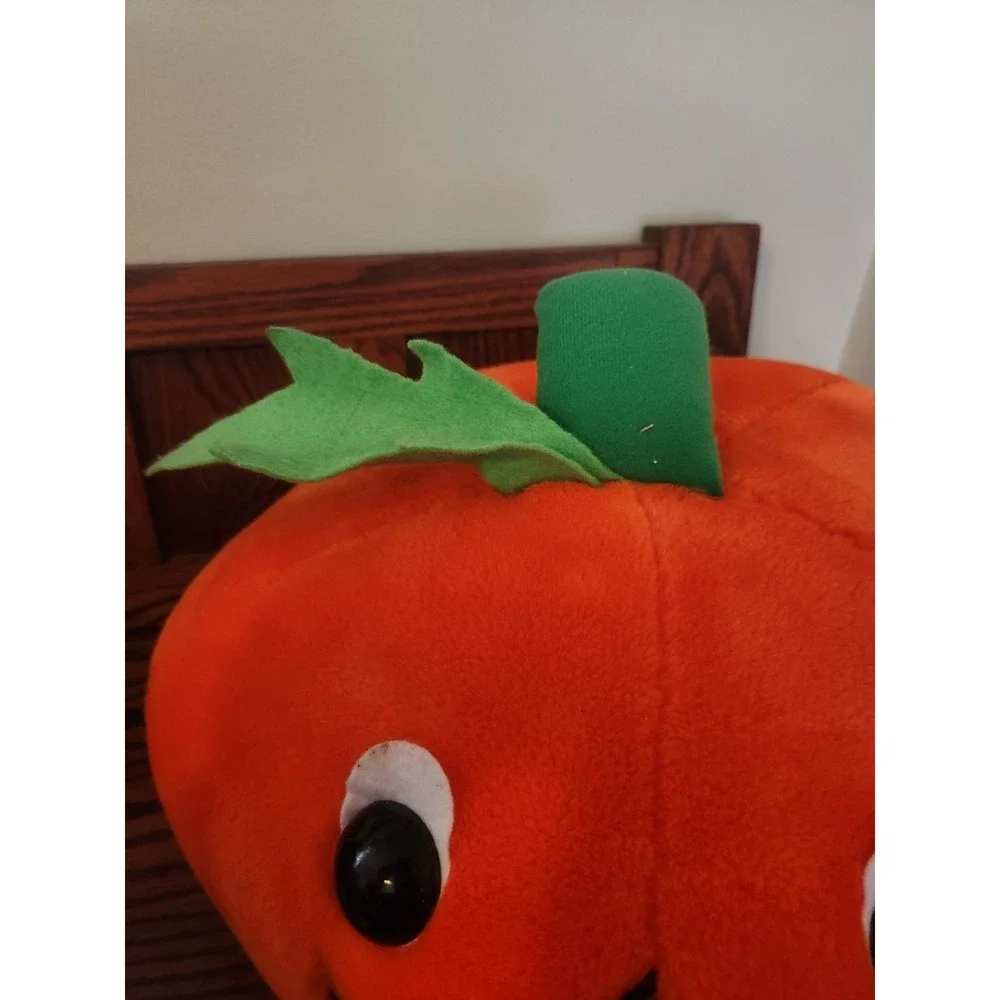 Vintage‎ HALLOWEEN Toothy Pumpkin Head Plush Fiesta Concession Corp 1991